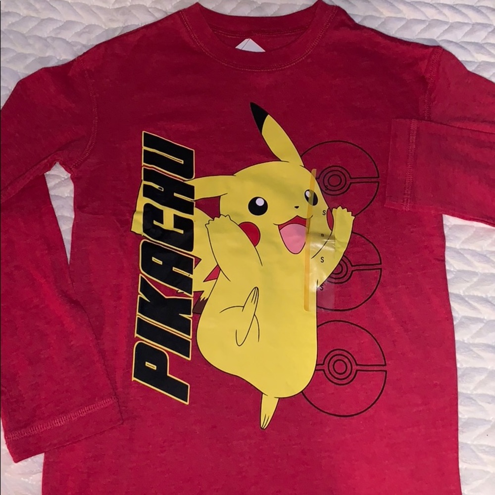 Long Sleeved Pikachu Tee